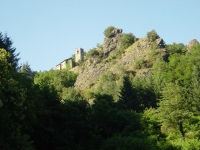 Roccalberti, frazione di Camporgiano, parte del Paese Vecchio vista da Isola di Roccalberti