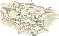 Cartina della Garfagnana