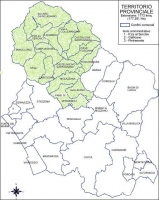 Cartina e confini dei Comuni della Garfagnana. Tutti i comuni risiedono in Provincia di Lucca
