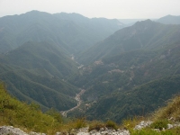 Vista dal Monte Procinto: Cardoso, Pruno, Volegno.