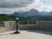 Passo dei Carpinelli: panorama, panoramic binocular.