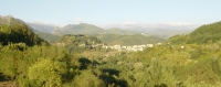 Poggio, frazione di Camporgiano di Garfagnana, panoramica da Le Vigne