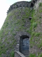 One of the towers of the fortress of Camporgiano